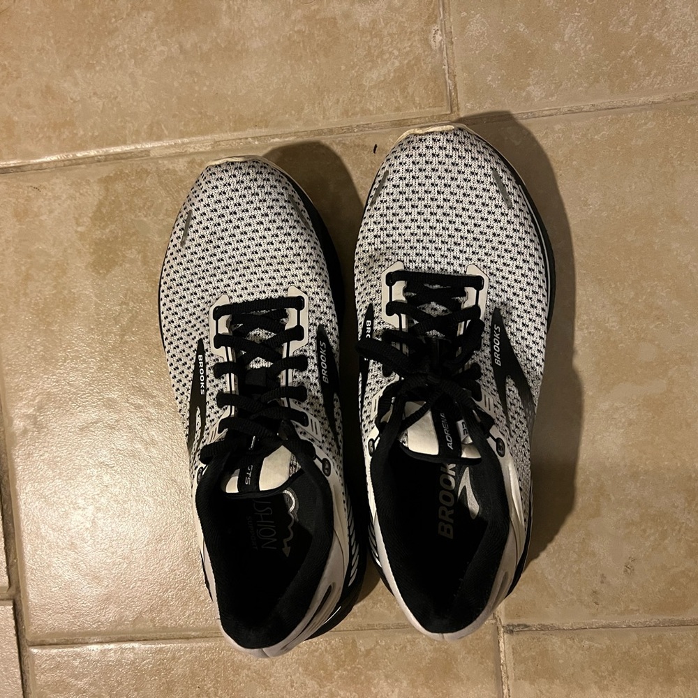 Brooks Monochrome Athletic Sneakers